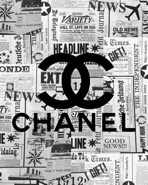 chanel black desktop wallpaper|chanel vintage wallpaper.